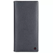 MONDAINE 瑞士國鐵牛皮14卡長夾-十字紋灰