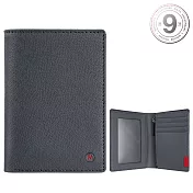 MONDAINE 瑞士國鐵國徽系列4卡視窗零錢短夾-十字紋灰