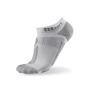 【Titan】太肯功能慢跑踝襪L白/竹炭