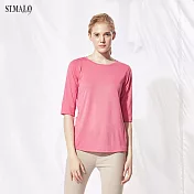 【ST.MALO】風靡春漾簡約女上衣-1849WT(五色)2XL蜜桃粉
