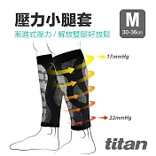 【Titan】太肯壓力小腿套M黑