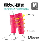 【Titan】太肯壓力小腿套M粉紅亮