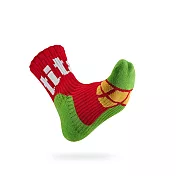 【Titan】太肯側向運動襪M紅/綠/黃