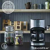 recolte 日本麗克特 Home Coffee Stand 五杯經典咖啡機質感黑
