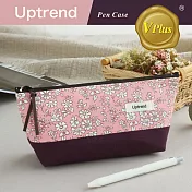 Uptrend/V-plus‧紫花?   寬底筆袋(不附皮質手把)
