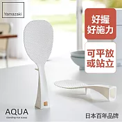 日本【YAMAZAKI】AQUA 可立式飯匙  (白)