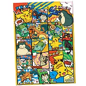 精靈寶可夢-銀箔海報-colorful