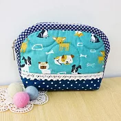 手縫ok!－狗狗餐會化妝包(拼布材料包)