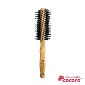 樂品碳化竹豬鬃圓捲梳(小)