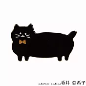 『坂井.亞希子 』慵懶喵星人髮夾 -黑色