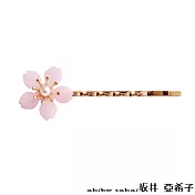 『坂井.亞希子』櫻花滿開造型髮夾 -單櫻花一字夾