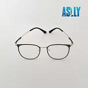 【ASLLY】霧灰文青款濾藍光眼鏡