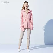 【ST.MALO】輕量長版防曬防蚊UPF50+緹花外套-M石英粉