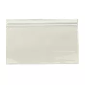 [MUJI無印良品]單面透明小物袋/白灰. 120x190mm