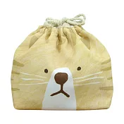 【日本TOYO CASE】動物保冷巾著袋_喵喵虎斑貓