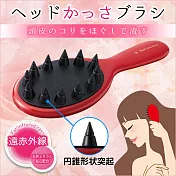 【日本 Vess 】HC800 _ 按摩/刮痧/清潔多用途梳子【遠紅外線天然礦石配合】