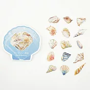 【BGM】散裝金箔和紙貼紙包45入 ‧貝殼