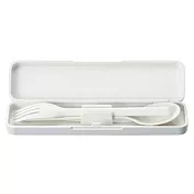 [MUJI無印良品]餐具組/叉子&湯匙/白色