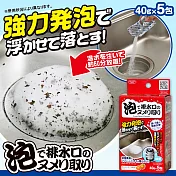 【AIMEDIA艾美迪雅】排水孔泡沫清潔劑40g*5包-有效期限至2020/6/29