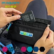 m square商旅系列Ⅱ三層小物收納包-酷黑