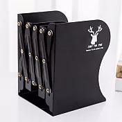 【EZlife】手繪風簡約伸縮書架E.馴鹿