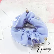 【SJ】高雅夾鑽風格造型圈束/腸束(三色)-紫色