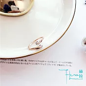 【Hera 赫拉】簡約百搭　鋯石戒指　金色轉運戒指玫瑰金