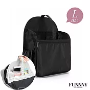 多用途立體收納包中包(L) 黑