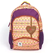 《1818系列》塗鴉插畫成長型孩童背包 心心相印款(1860828-U)