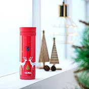 【THERMOS膳魔師】聖誕麋鹿 不鏽鋼真空保溫杯0.3L(JNC-300-CCRD)CDRD(聖誕麋鹿)