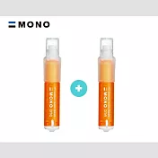 【TOMBOW日本蜻蜓】MONO ONE橡皮2入組_橙