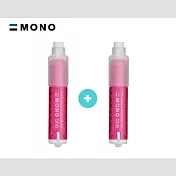 【TOMBOW日本蜻蜓】MONO ONE橡皮2入組_粉紅