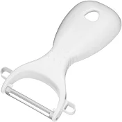 《KitchenCraft》Y型寬柄削皮刀(白)