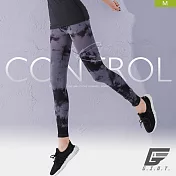 GIAT唯我類繃分壓躍動機能褲(女款)M獨特灰