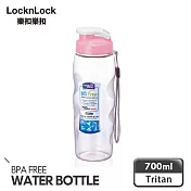【樂扣樂扣】優質水壺700ML／附掛帶(粉色上蓋)