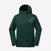 【The North Face】防潑水軟殼外套S墨綠