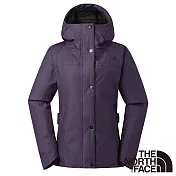 【The North Face】女 DryVent 2L防水保暖羽絨外套M紫色