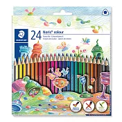 施德樓 WOPEX-NORIS 187-C24環保科技色鉛筆-24支入