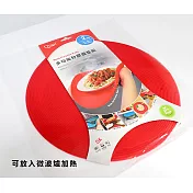 【Quasi】疊樂多功能矽膠隔熱墊2入-紅