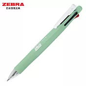 ZEBRA B4SA1粉彩系限量四色五合一多功能筆綠桿