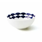 【co-bo-no】藍紋白瓷陶瓷碗12cm ‧海波