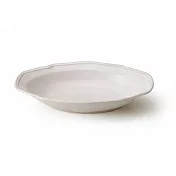 【co-bo-no】歐式窯變色橢圓盤 ‧貝殼白
