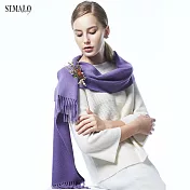 【ST.MALO】Alpaca柔細羊駝圍巾-1836WS-F伯爵紫