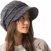 日本QUEENHEAD 360度美抗寒保暖抗UV防曬小臉帥氣帽082藍格紋色)