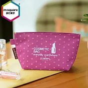 m square 萬用收納包/化妝包點點紅