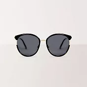 【ASLLY】縷空金屬線條偏光墨鏡/太陽眼鏡