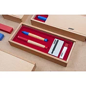 LAMY楓木系列禮盒組 (紅色鋼筆+藍色鉛筆)