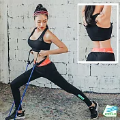 【BODYAIR嚴選】大U背心式包覆運動內衣(健身.瑜珈.慢跑)S黑