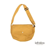 Loft Deco | Ginger | 純色報童包黃