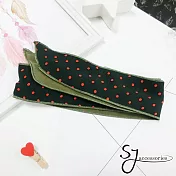 【SJ】韓版迷幻點點造型髮帶(兩色)-綠色